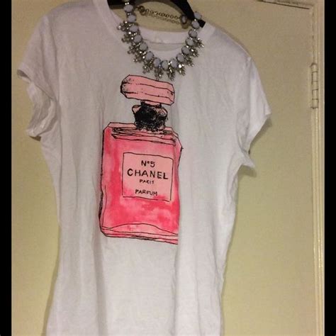 chanel n 5 shirt|Chanel strappy tops.